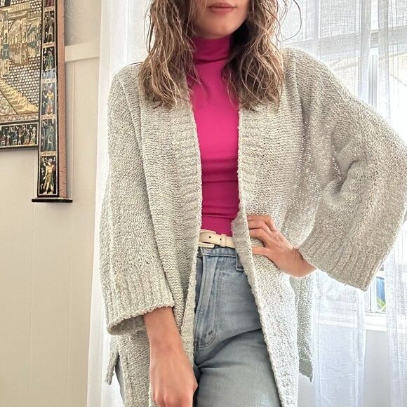 Cozy Cream Open-Front Sweater - Picture 2 of 15